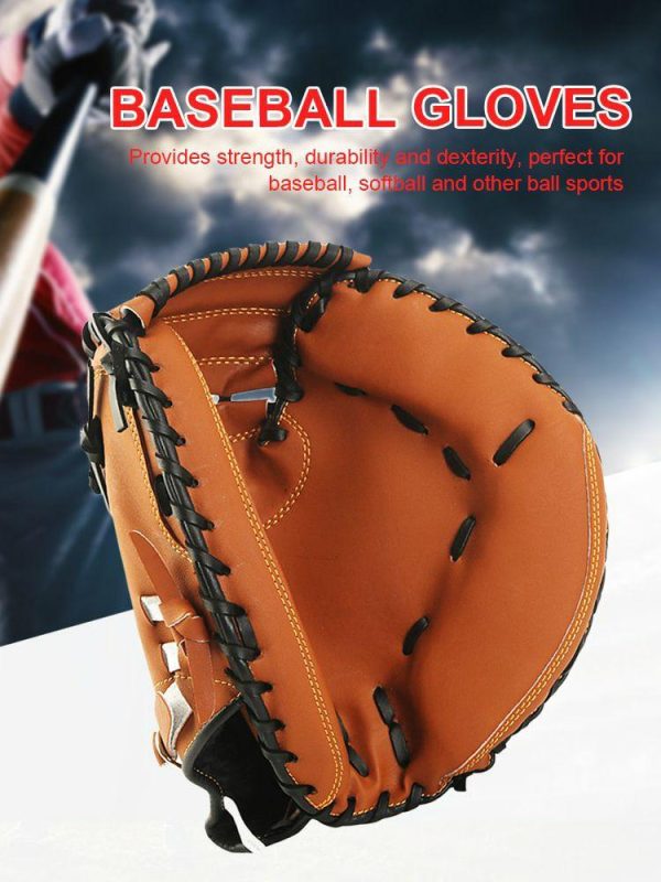 Baseball |   Baseball Fielding Glove Thicken Beginner Play Training for Youth Adults Practice