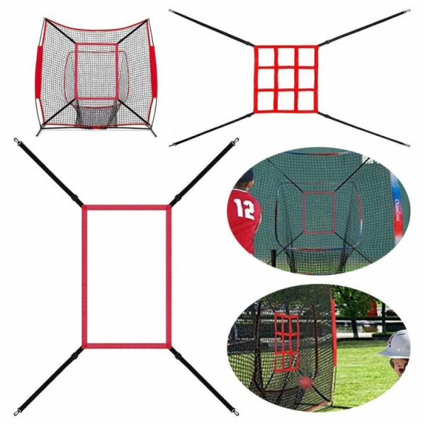 Baseball |   Baseball Practice Net Adjustable Strike Zone Target for Hitting Batting Catching