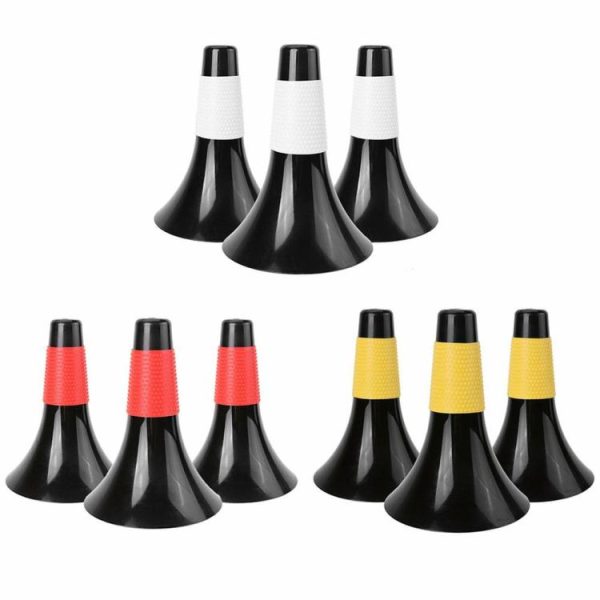 Basketball |   3 Pack Agility Training Sport Cone 9 Inch Marker Cones Barrier for Speed Trainer