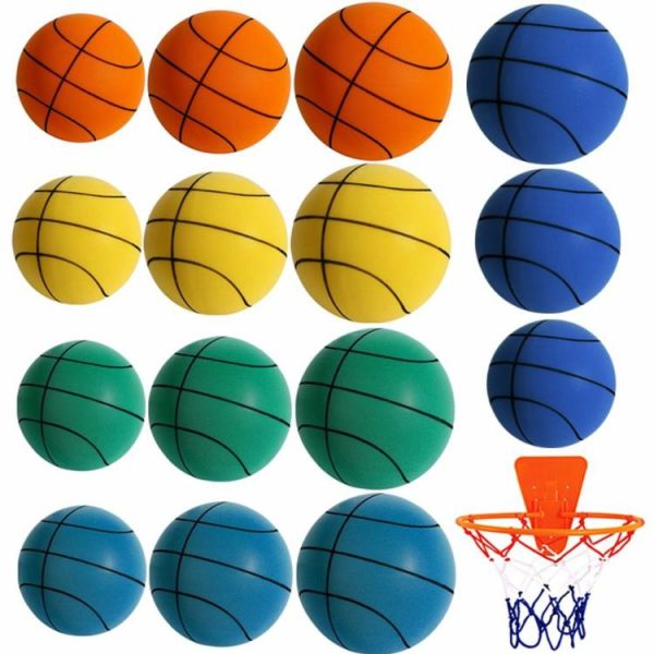 Basketball |   Air Bounce Basketball High-Resilience Bouncing Recreation Ball Indoor Sports Toy