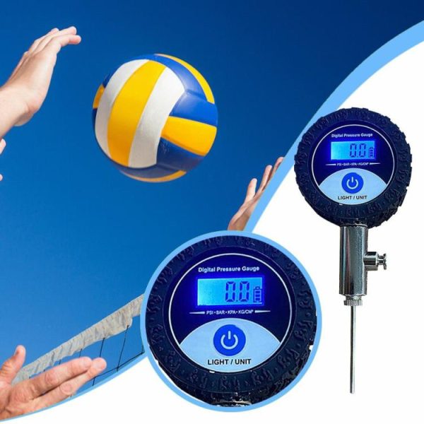 Basketball |   Digital Ball Barometers Ball Pressure Gauge for Volleyball Football Basketball