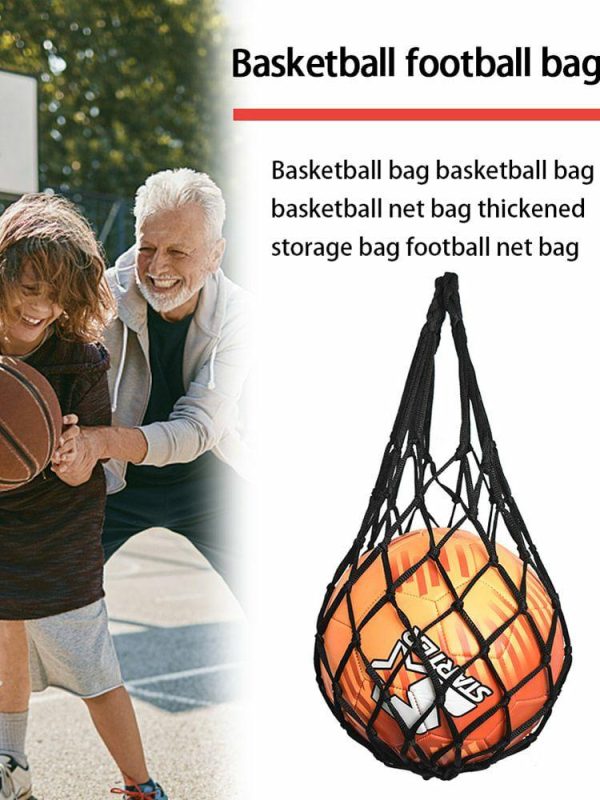 Basketball |   Football Net Bag Sports Mesh Equipment for Carrying Basketball Volleyball Soccer