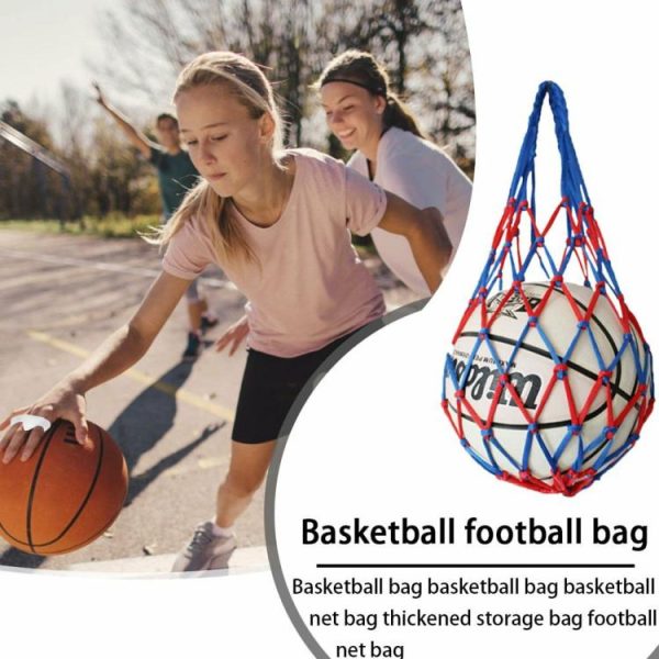 Basketball |   Football Net Bag Sports Mesh Equipment for Carrying Basketball Volleyball Soccer