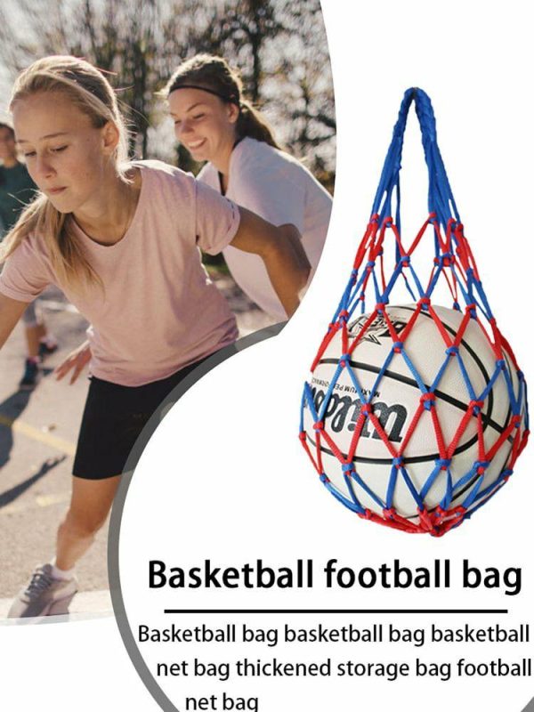 Basketball |   Football Net Bag Sports Mesh Equipment for Carrying Basketball Volleyball Soccer