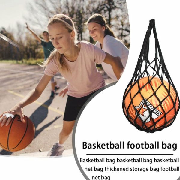 Basketball |   Football Net Bag Sports Mesh Equipment for Carrying Basketball Volleyball Soccer