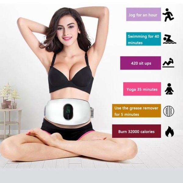 Body Shaping |   Electric Slimming Machine Weight Loss Lazy Artifact Belly Thin Waist Belt