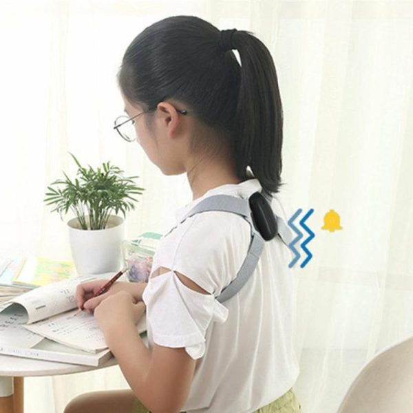 Body Shaping |   LED LCD 8-shaped Back Correction Belt Rechargeable 400mAh Adjustable Kids Adults