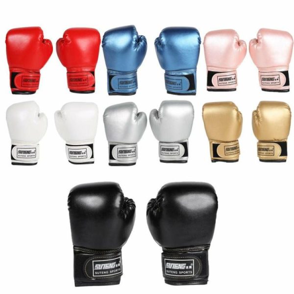 Boxing |   2pcs Boxing Gloves Breathable Sponge Karate Glove for Kids for Children Training