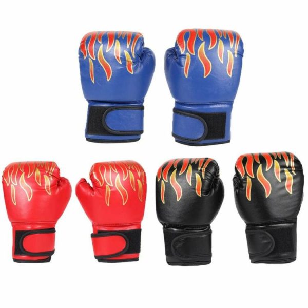 Boxing |   2pcs Boxing Gloves Breathable Sponge Karate Glove for Kids for Children Training