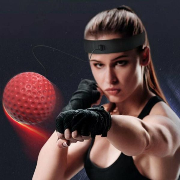 Boxing |   Boxing Reflex Ball with Headband Hand Eye Coordination Training Boxing Equipment