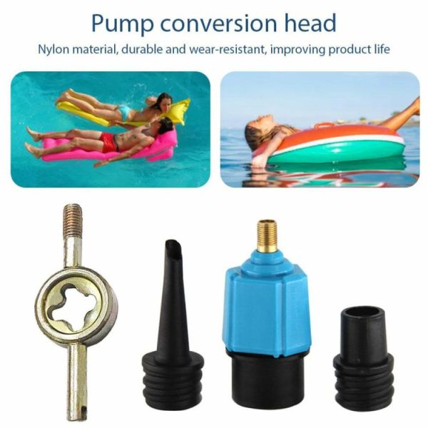 Canoeing |   Air Valve Converter Inflatable Sup Pump Adaptor for Kayaking Dinghy Pontoon Boat