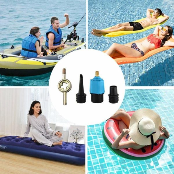 Canoeing |   Air Valve Converter Inflatable Sup Pump Adaptor for Kayaking Dinghy Pontoon Boat