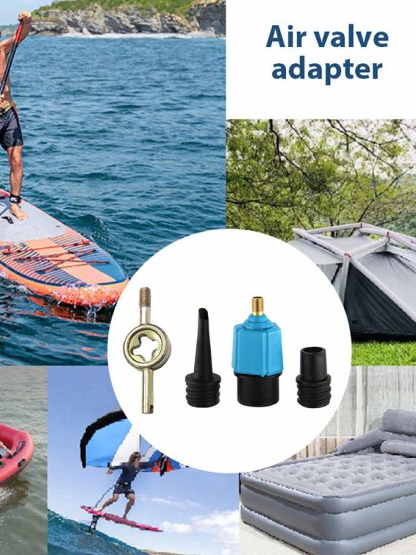 Canoeing |   Air Valve Converter Inflatable Sup Pump Adaptor for Kayaking Dinghy Pontoon Boat