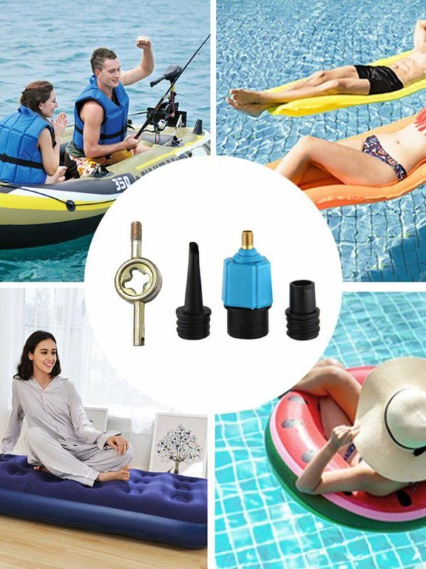 Canoeing |   Air Valve Converter Inflatable Sup Pump Adaptor for Kayaking Dinghy Pontoon Boat