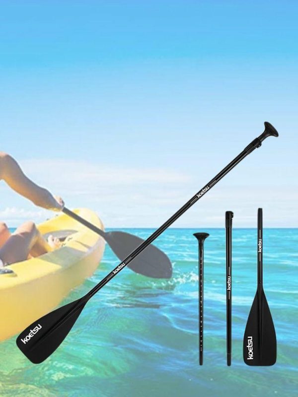 Canoeing |   Double Head Detachable SUP Paddle 3-Piece Kayak Boat Paddle for Boating Kayaking