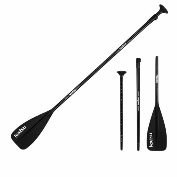 Canoeing |   Double Head Detachable SUP Paddle 3-Piece Kayak Boat Paddle for Boating Kayaking