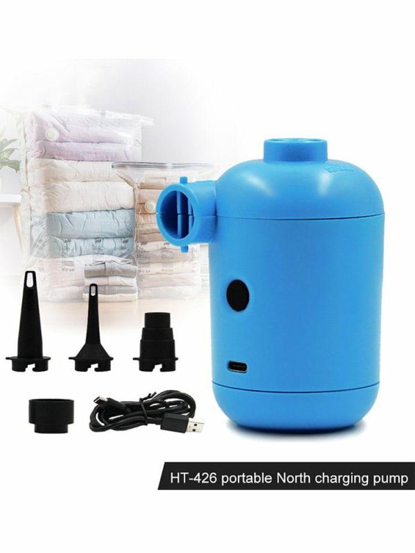 Canoeing |   Outdoor Mini Air Pump Camping Portable DC 5V USB Charging Electric Inflator