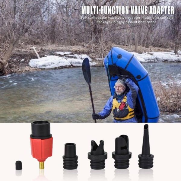 Canoeing |   SUP Pump Adaptor Air Valve Adapter for Outdoor Canoe Surfing Tackle