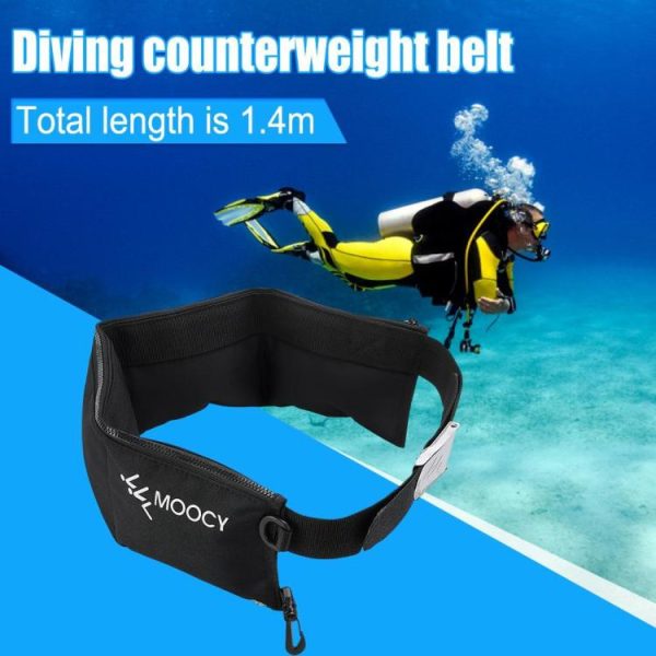 Diving |   Diving Weight Belt Portable Scuba Weight Belt with Pocket Swimming Accessories