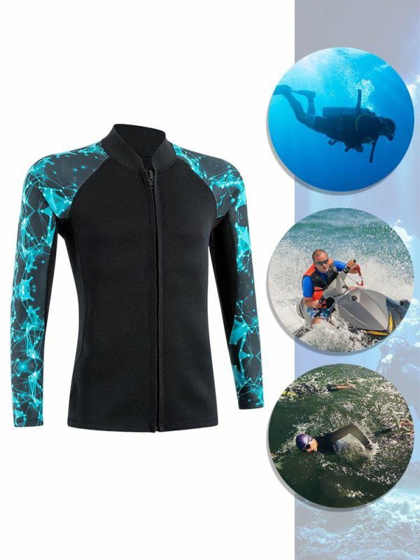 Diving |   Neoprene Diving Protection Top Long Sleeve Warm Anti-scratch Outdoor Accessories