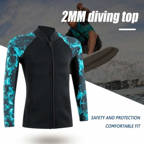 Diving |   Neoprene Diving Protection Top Long Sleeve Warm Anti-scratch Outdoor Accessories