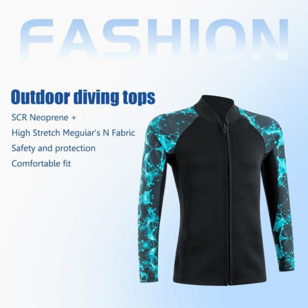 Diving |   Neoprene Diving Protection Top Long Sleeve Warm Anti-scratch Outdoor Accessories