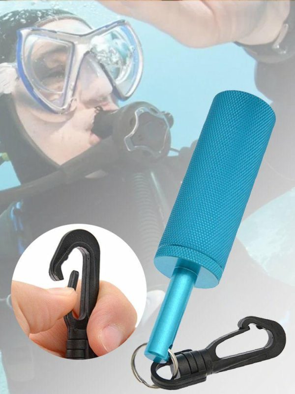 Diving |   Scuba Rattle Stick with 360 Rotating Quick Hook Signal Bell for Diving Scuba