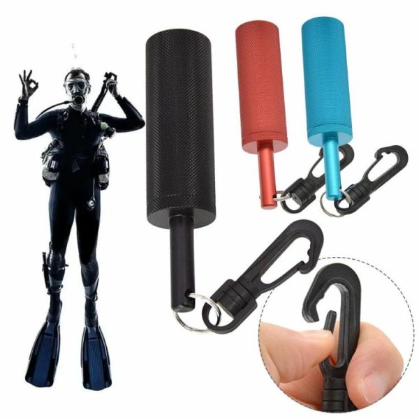 Diving |   Scuba Rattle Stick with 360 Rotating Quick Hook Signal Bell for Diving Scuba