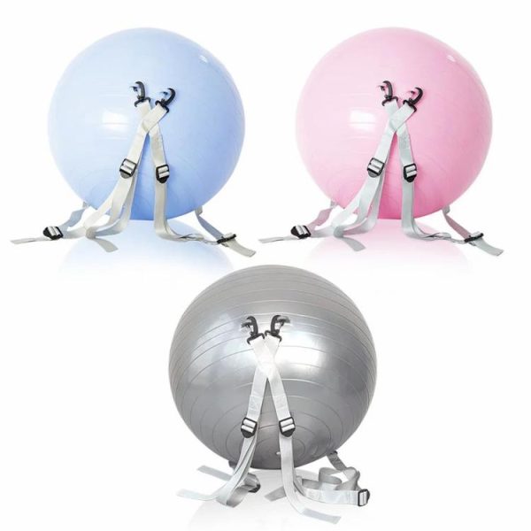 Exercises of Yoga |   45CM Fitness Yoga Ball with Auxiliary Shoulder Straps Backflip Training Ball