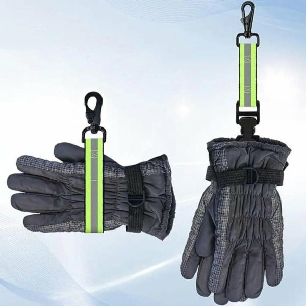 Fishing Clothing |   Firefighter Glove Strap Safety Glove Belt Clip Heavy Duty Fire Gear Accessories