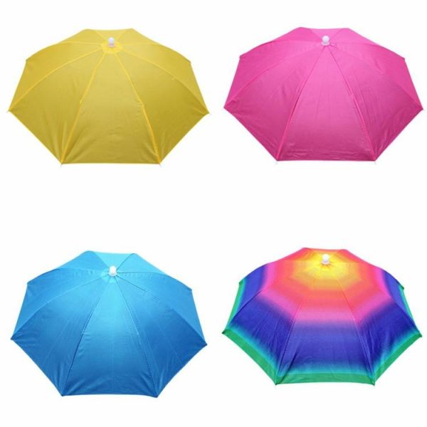 Fishing Clothing |   Fishing Umbrella Hat Foldable Outdoor Rain Sun Shade Waterproof Headwear