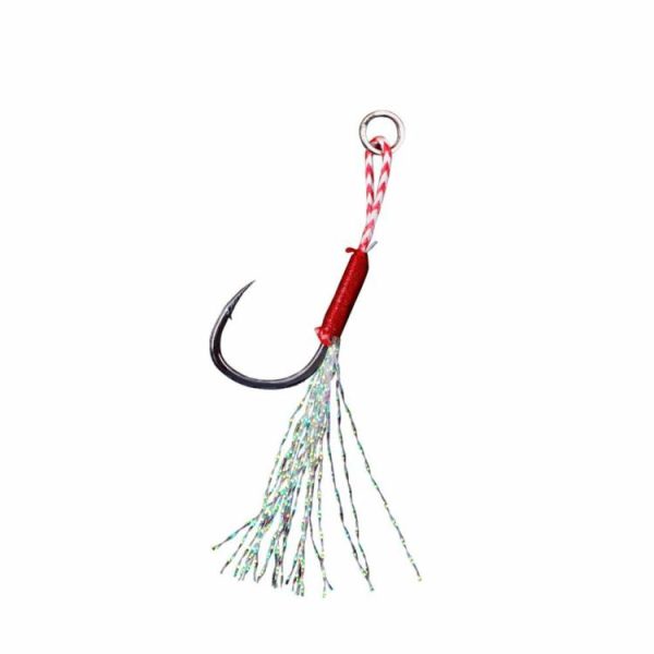 Fishing Gear |   100 Pcs Fishing Hooks Set Sea Fishing Hook With Feather Baitholder Fishing Hooks