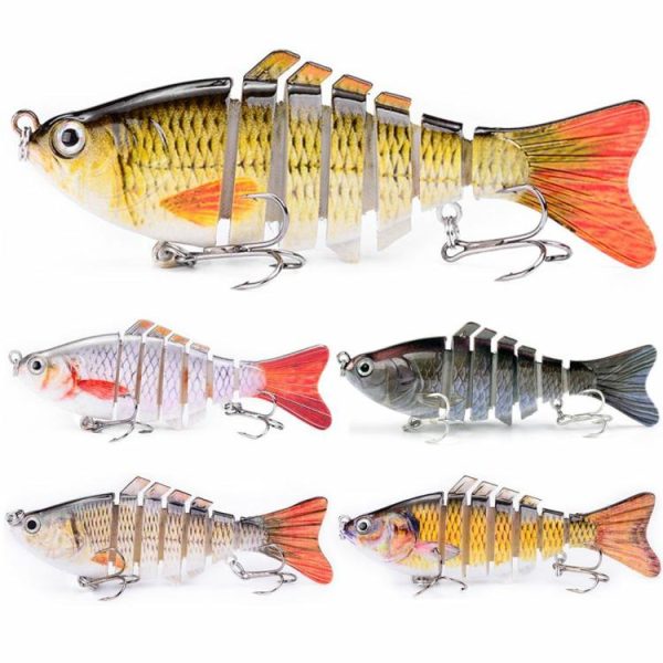 Fishing Gear |   10cm Artificial Lure Multi Color Simulation Bionic Lures Flexible Fishing Tackle