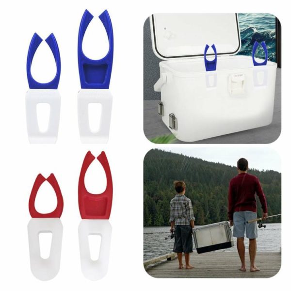 Fishing Gear |   2 Pcs Fishing Rod Holder Bucket Clamp Bracket Elastic Fishing Tackle Accessories