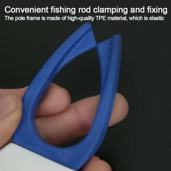 Fishing Gear |   2 Pcs Fishing Rod Holder Bucket Clamp Bracket Elastic Fishing Tackle Accessories