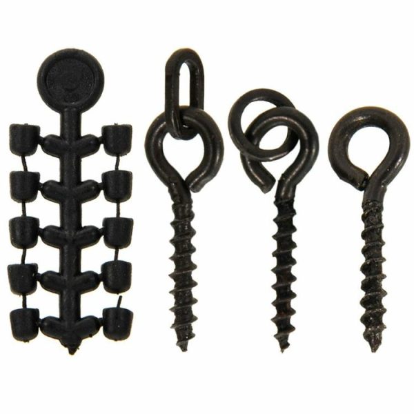 Fishing Gear |   20 Pcs Fishing Screws 50 Pcs Hook Stop Hook Carp Fishing Accessories for Carp