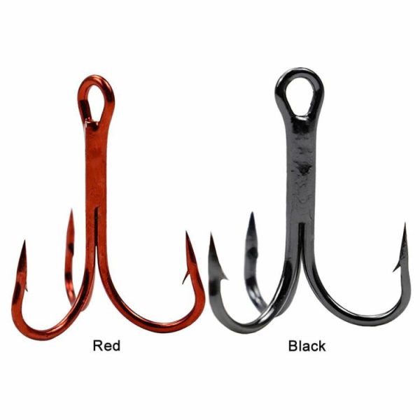 Fishing Gear |   20Pcs Bait Jig Fish Hooks Carbon Steel Fishing Hook Durable for Hard Baits Lures