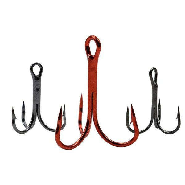 Fishing Gear |   20Pcs Bait Jig Fish Hooks Carbon Steel Fishing Hook Durable for Hard Baits Lures