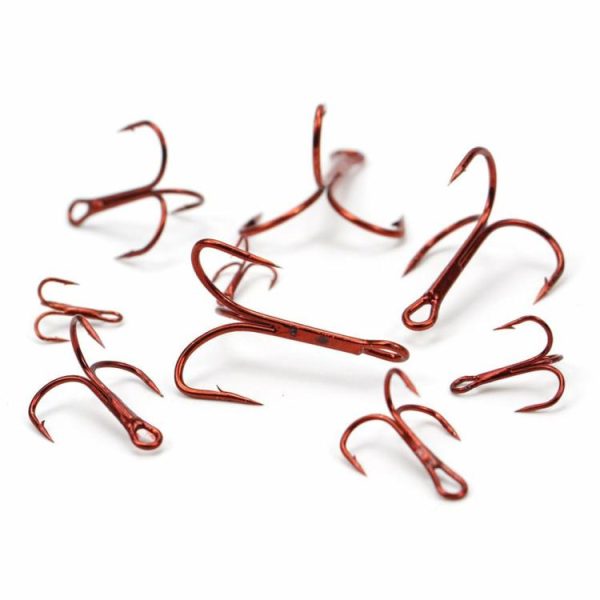 Fishing Gear |   20Pcs Bait Jig Fish Hooks Carbon Steel Fishing Hook Durable for Hard Baits Lures