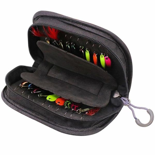 Fishing Gear |   20pcs Fishing Lures Sequin Spoon Baits Set with Zipper Tackle Storage Bag