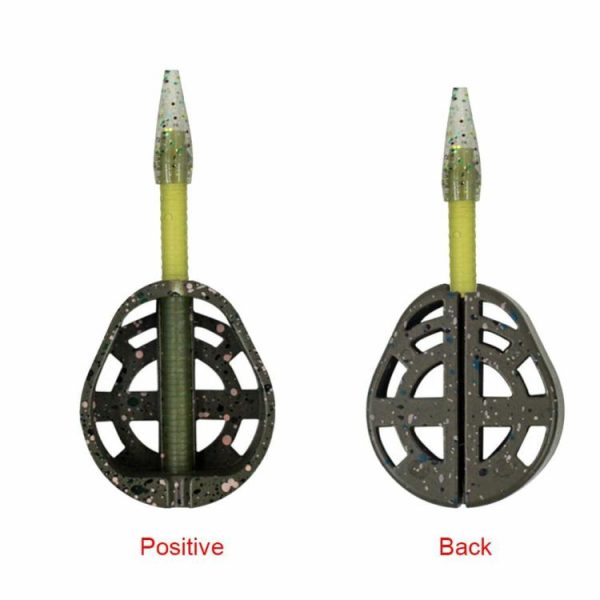 Fishing Gear |   25g/35g Bait Inline Method Feeder Quick Release Carp Feeders Fishing Tackle Tool