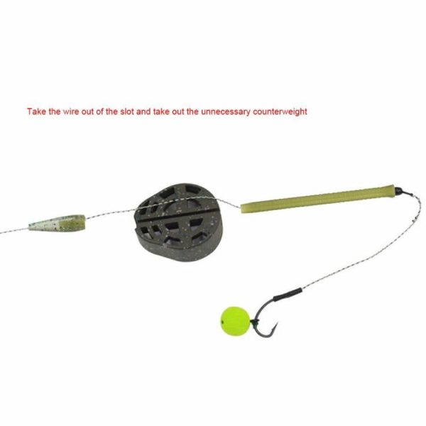 Fishing Gear |   25g/35g Bait Inline Method Feeder Quick Release Carp Feeders Fishing Tackle Tool