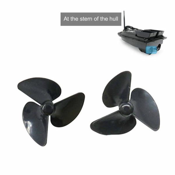 Fishing Gear |   2pcs 3-Blade Nesting Bait Boat Propeller RC Boat Underwater Thruster Paddle