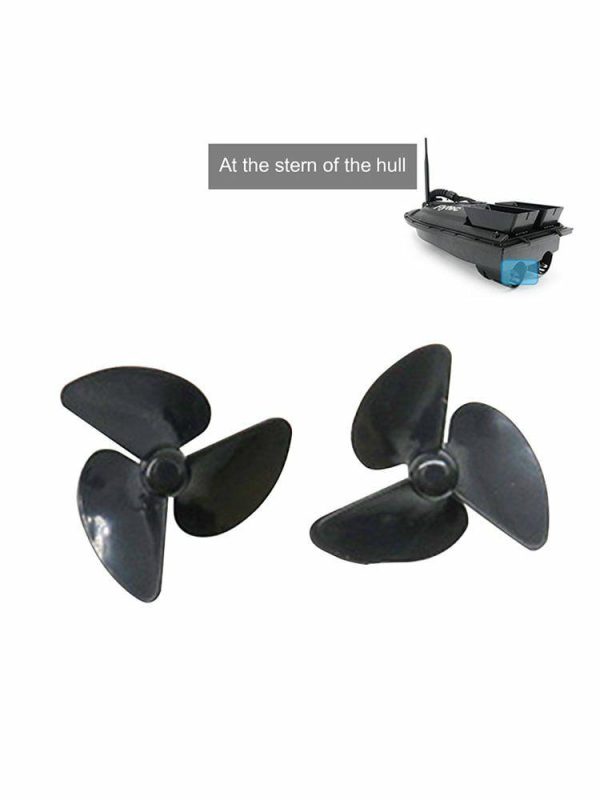 Fishing Gear |   2pcs 3-Blade Nesting Bait Boat Propeller RC Boat Underwater Thruster Paddle