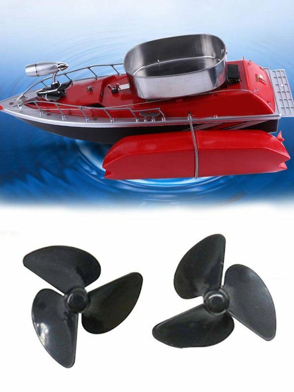 Fishing Gear |   2pcs 3-Blade Nesting Bait Boat Propeller RC Boat Underwater Thruster Paddle