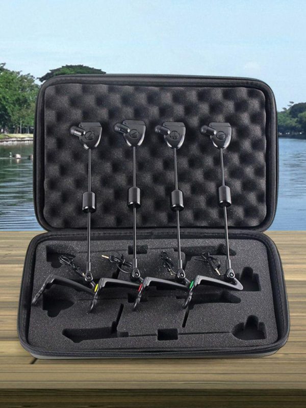 Fishing Gear |   4pcs Alarm Alert Bite Wiggler LED Lights Illuminated Indicator Gear Tools Tackle