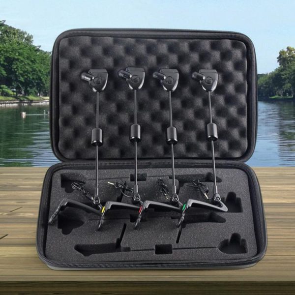 Fishing Gear |   4pcs Alarm Alert Bite Wiggler LED Lights Illuminated Indicator Gear Tools Tackle