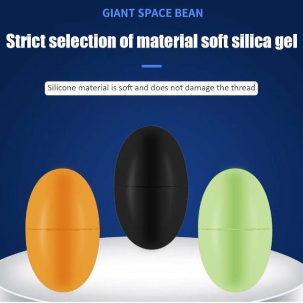 Fishing Gear |   60pcs 10 Group Set Silicone Space Beans Stopper for Fishing Bait Float Tool