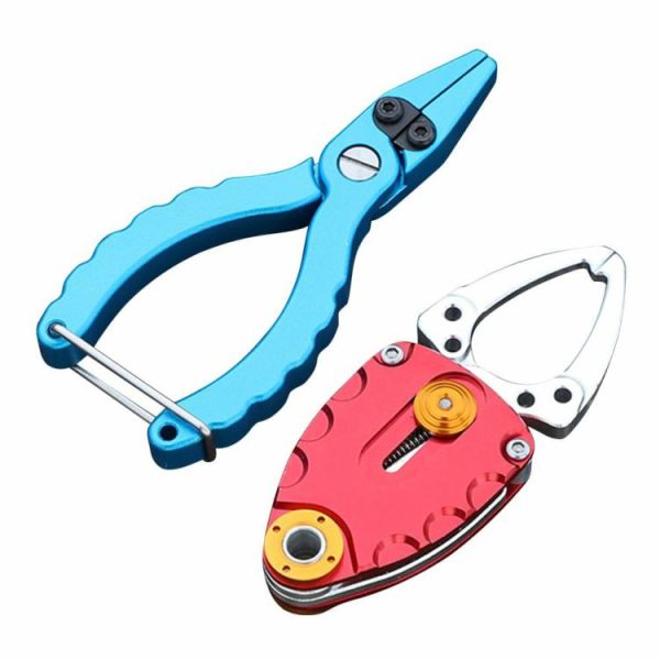 Fishing Gear |   Angling Fishing Pliers Aluminum Alloy Fish Controller Tongs Fishing Tools Tackle