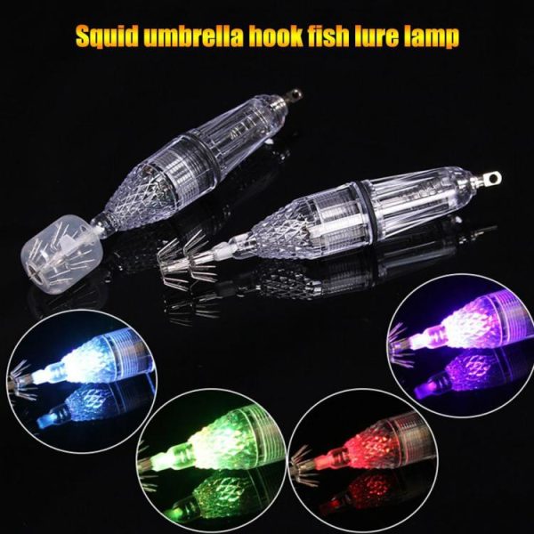 Fishing Gear |   Cuttlefish Attracting Light Lure Rustproof Octopus Bait for Seawater Fresh Water